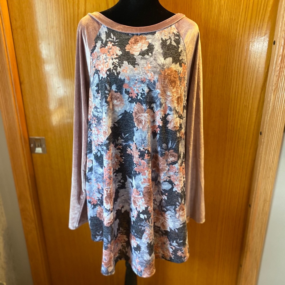 Long Sleeve Floral Top